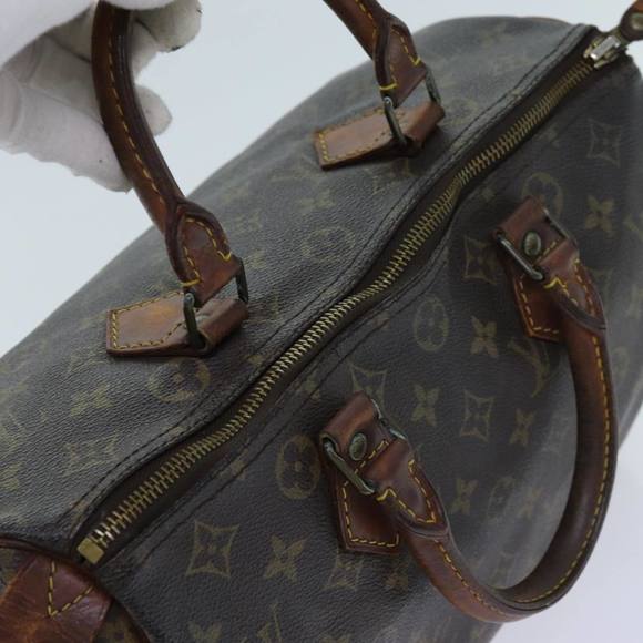 LOUIS VUITTON Monogram Speedy 30 Hand Bag M41526 LV Auth 71195 - Picture 6 of 16